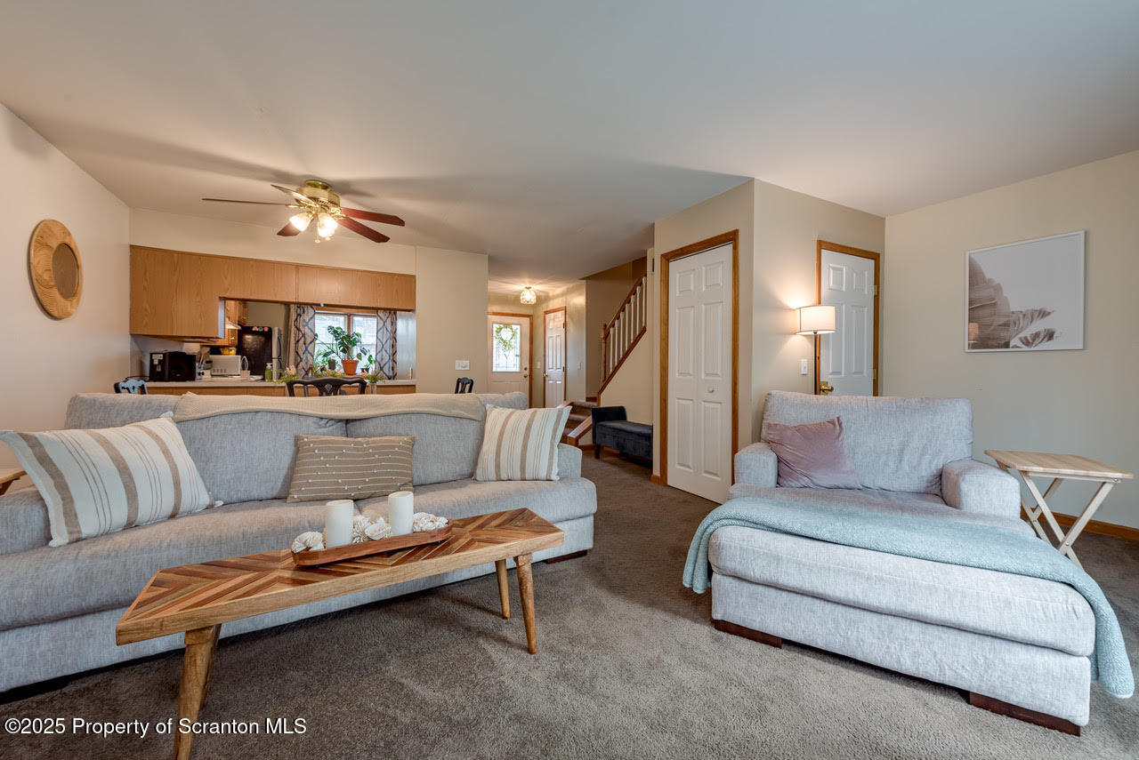 4 Scott Street Moosic, PA 18507 - Photo 12 of 23 a living room with furniture and a flat screen tv