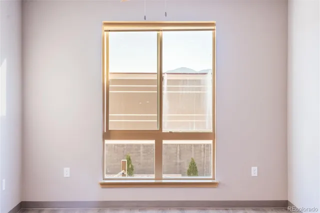 a view of a window in a room