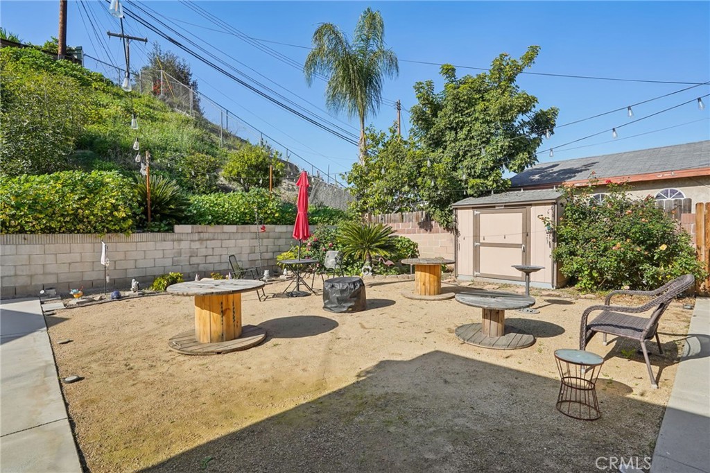 215 South Rock River Road Diamond Bar, CA 91765 - Photo 31 of 32 a view of a backyard with sitting area