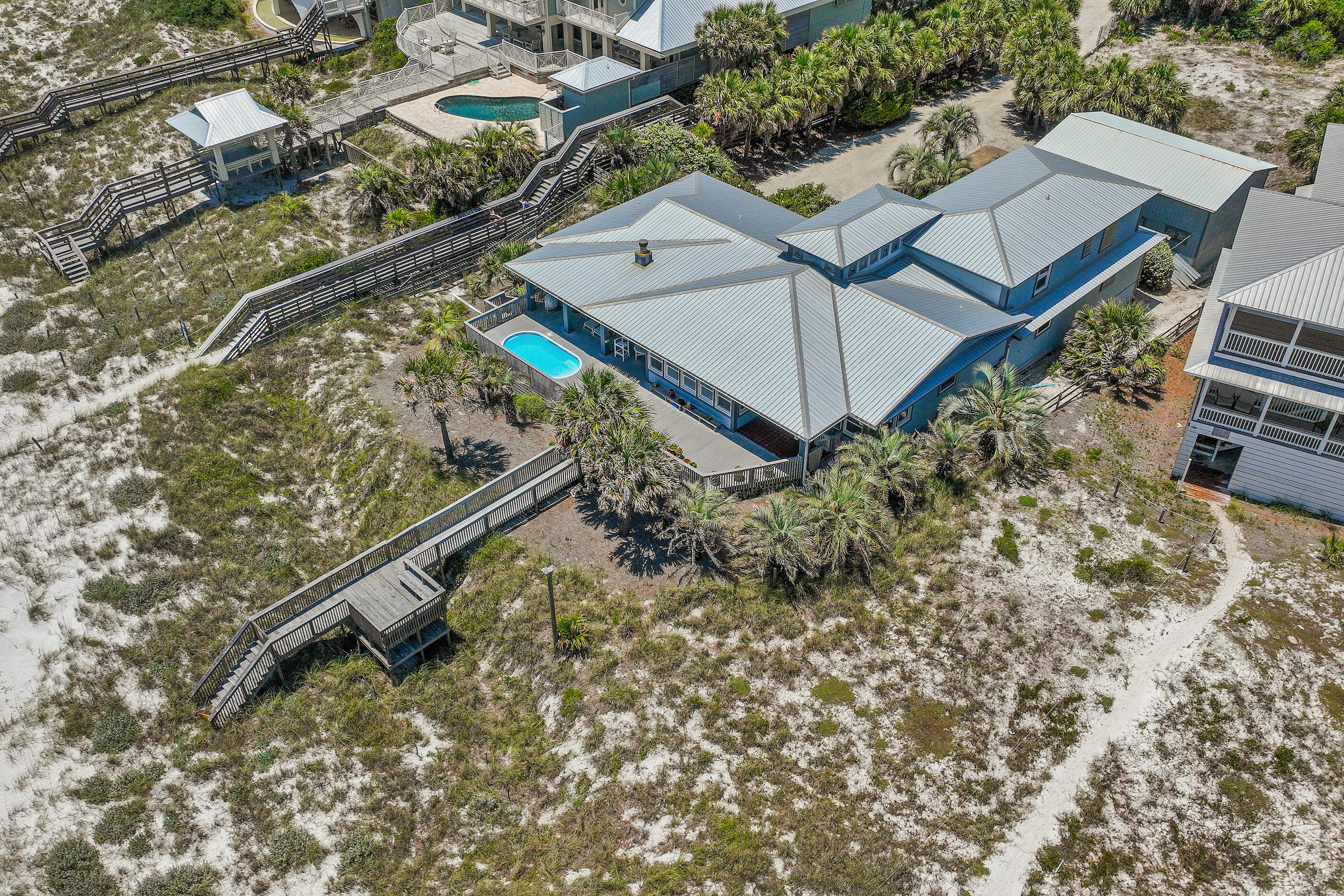 115 Sandy Lane Santa Rosa Beach, FL 32459 - Photo 3 of 18 an aerial view of a residential houses with yard