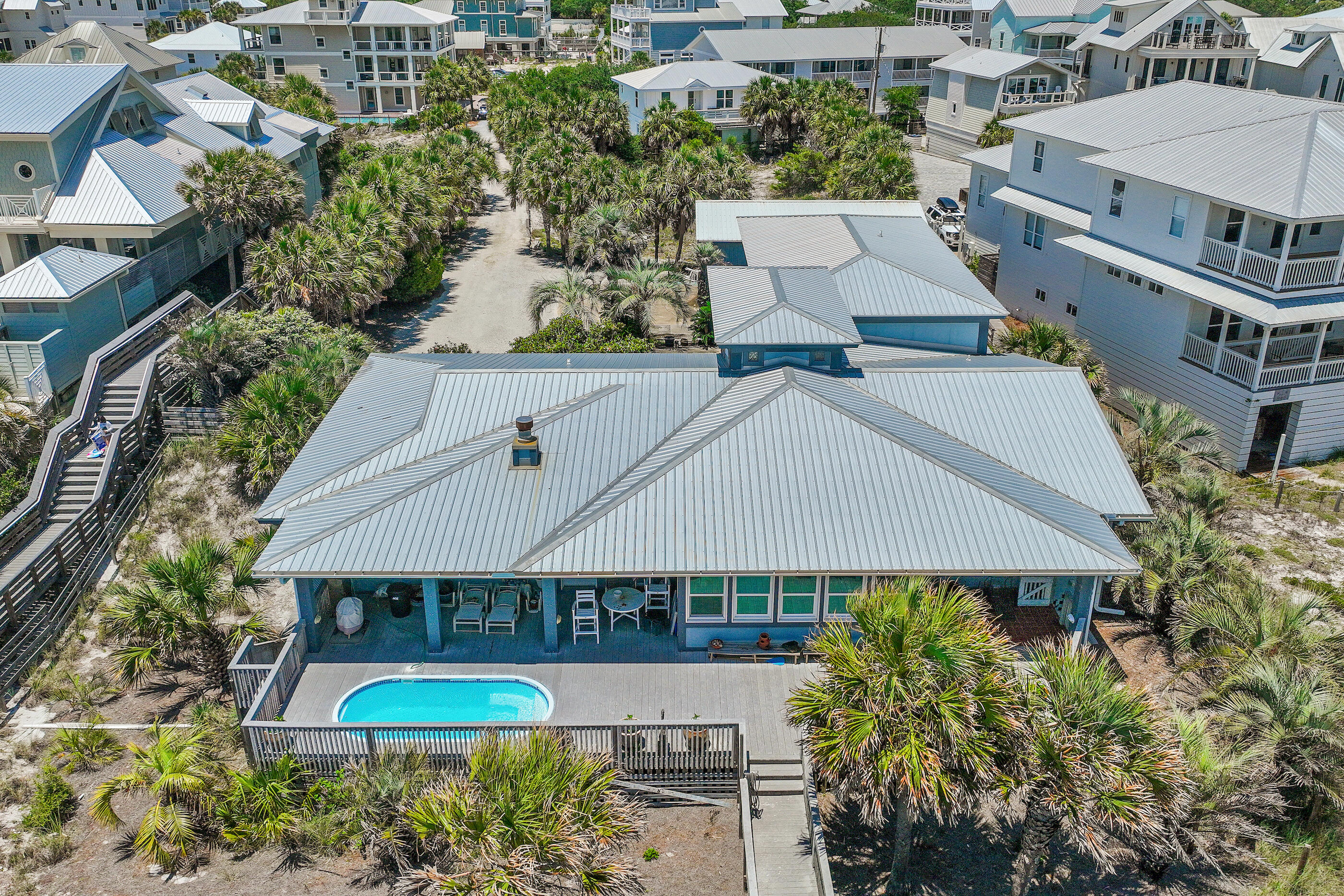 115 Sandy Lane Santa Rosa Beach, FL 32459 - Photo 7 of 18 an aerial view of a house