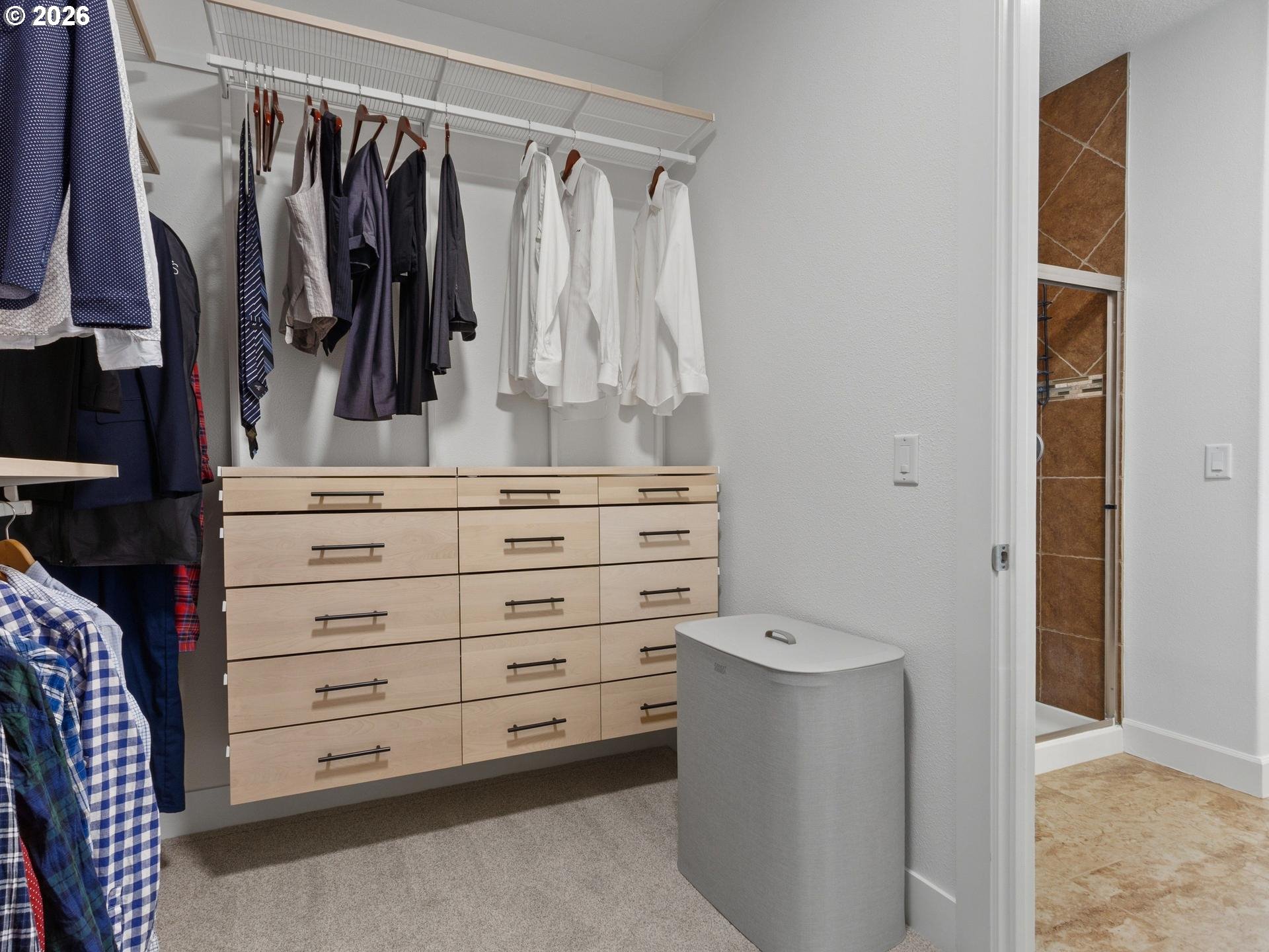 1012 Northwest Goodwin Street Camas, WA 98607 - Photo 24 of 44 a view of walk in closet with clothes