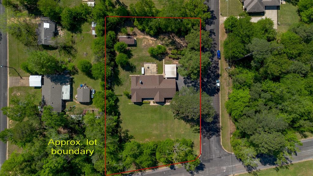2801 Florence Street Kilgore, TX 75662 - Photo 33 of 35 Aerial view with approx property boundary