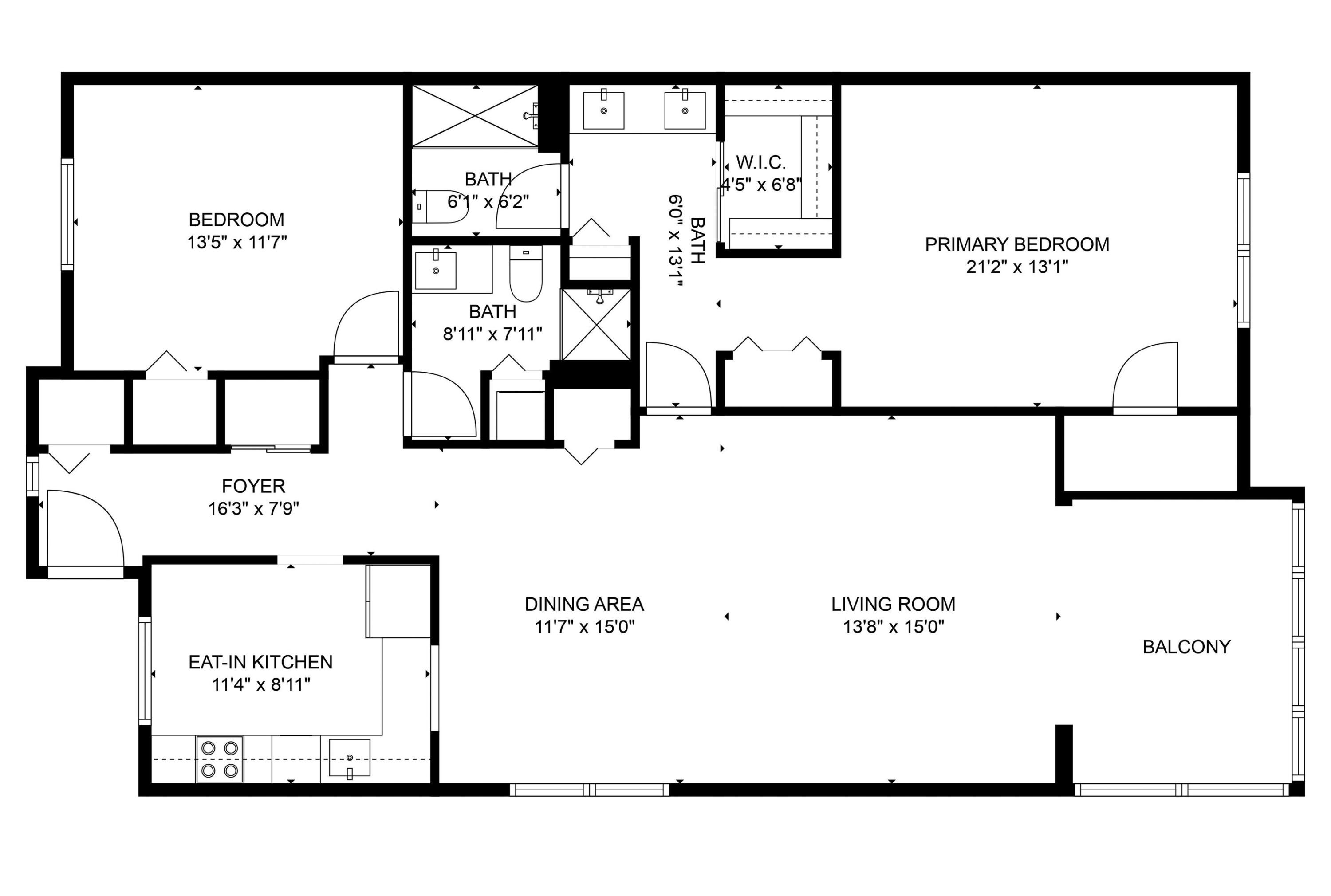 21757 Arriba Real, Unit 30H Boca Raton, FL 33433 - Photo 26 of 26 Floor Plan
