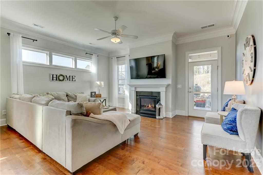 570 Crawfish Drive Fort Mill, SC 29708 - Photo 17 of 48 a living room with furniture and a fireplace