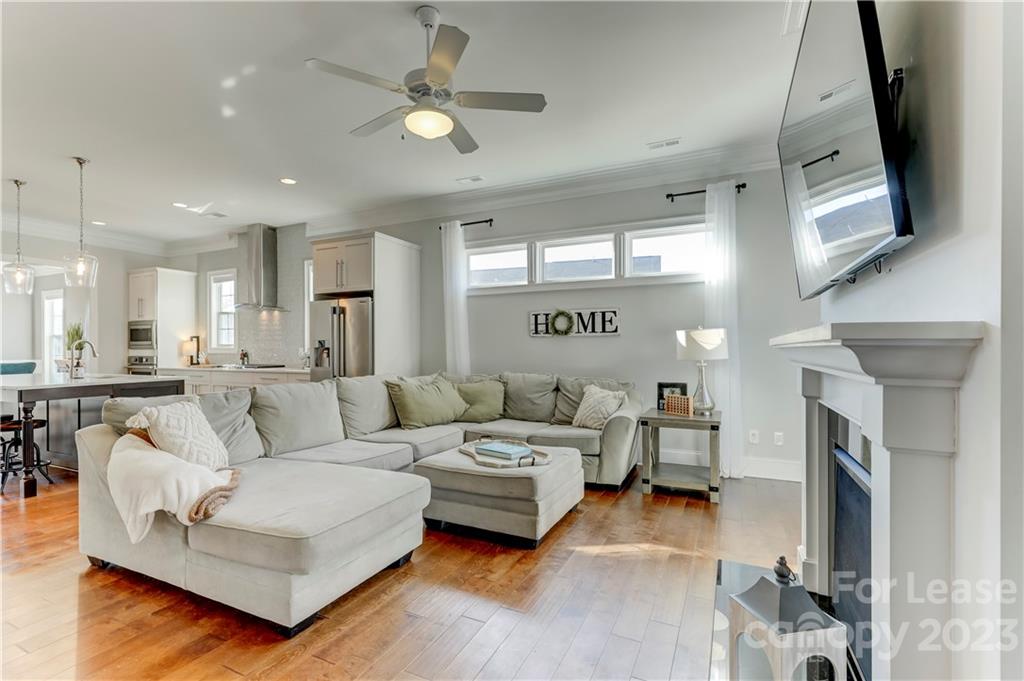 570 Crawfish Drive Fort Mill, SC 29708 - Photo 19 of 48 a living room with furniture and a fireplace