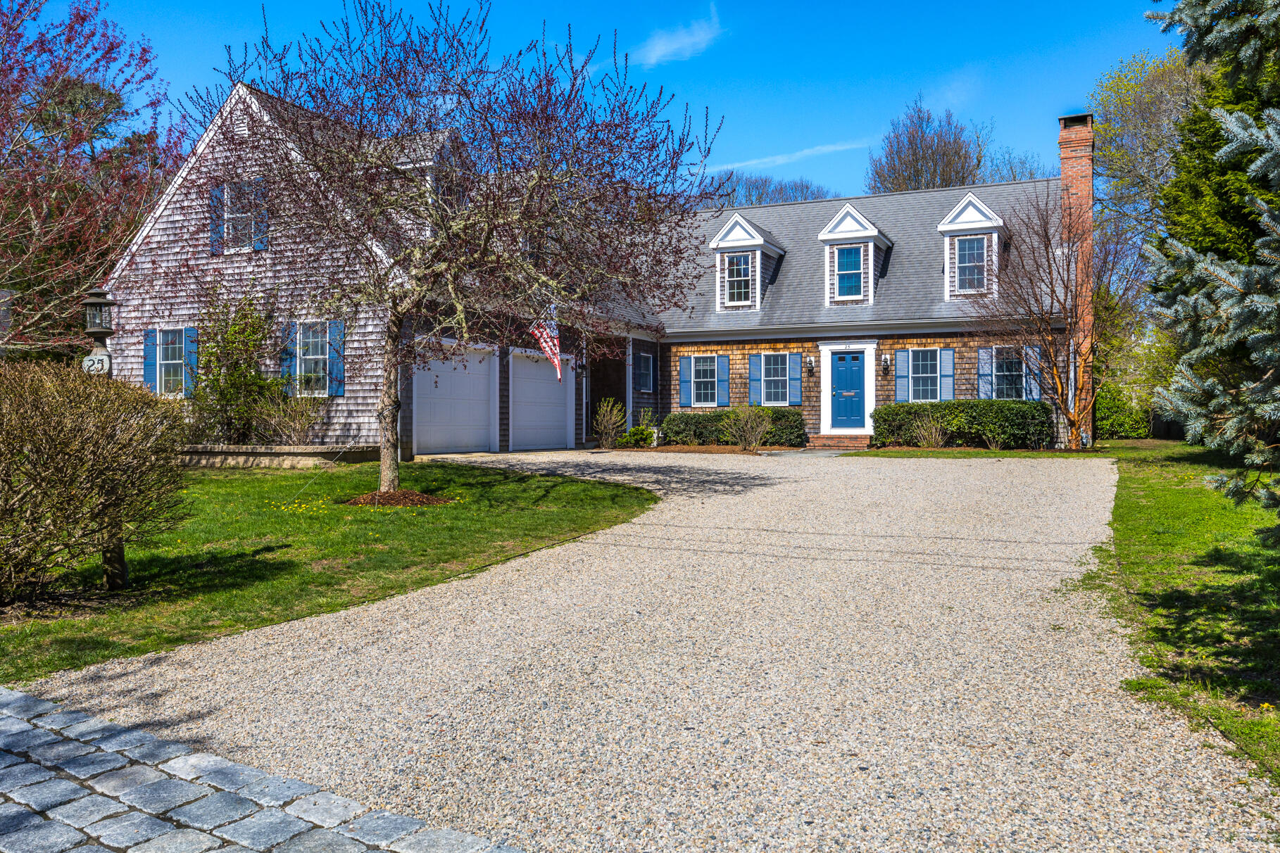 25 Blanid Road Osterville, MA 02655 - Photo 1 of 27 front view of house with a yard