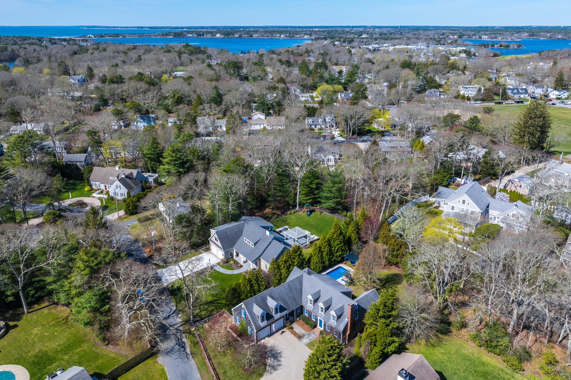25 Blanid Road Osterville, MA 02655 - Photo 6 of 27 an aerial view of multiple house