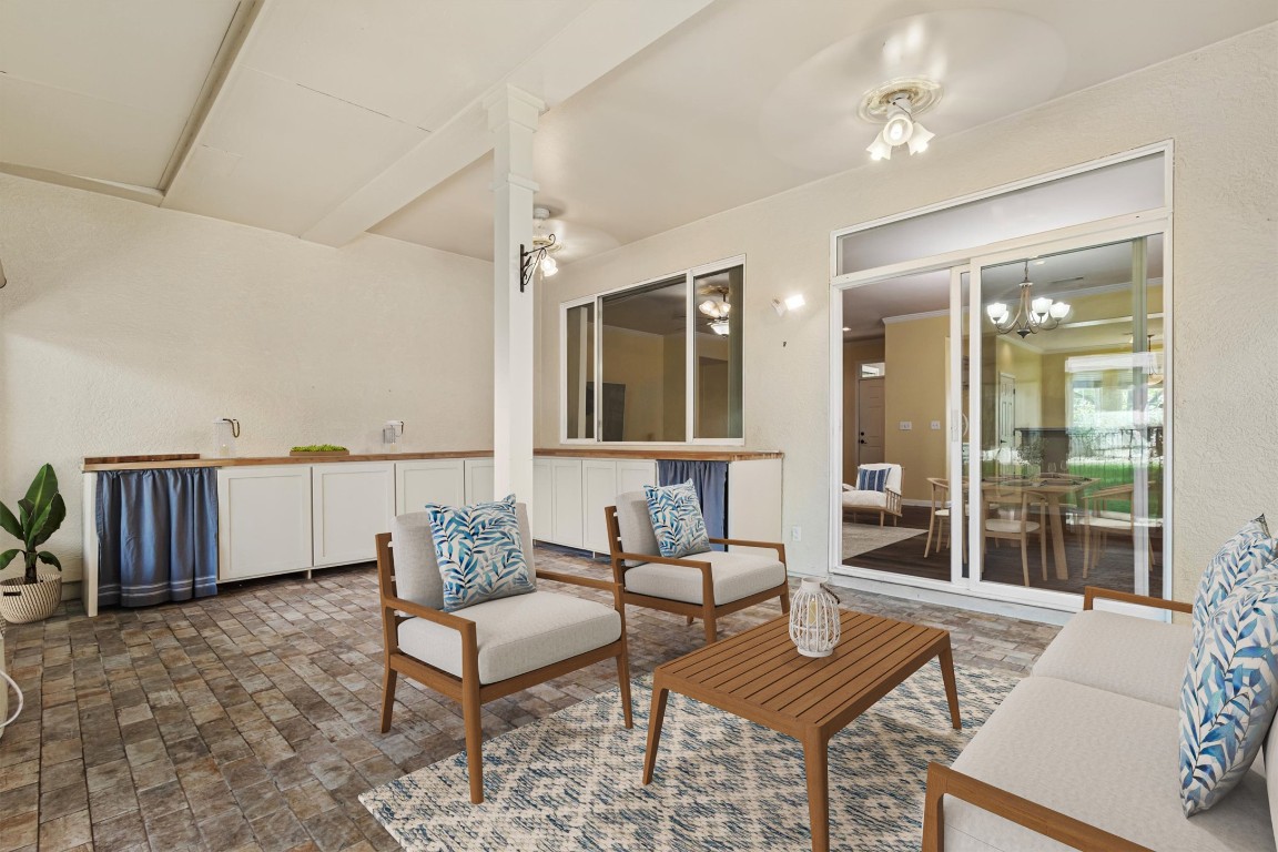 409 Rio Grande Loop Georgetown, TX 78633 - Photo 5 of 38 a living room with furniture and a wooden floor