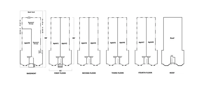 a view of a kitchen with stainless steel appliances
