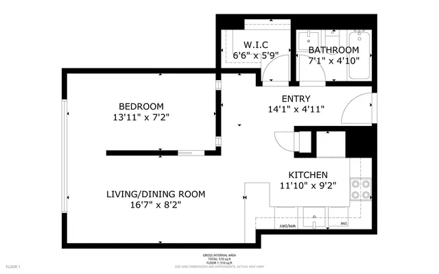 $259,999 | 1550 North Lake Shore Drive, Unit 25E, Chicago, IL 60610