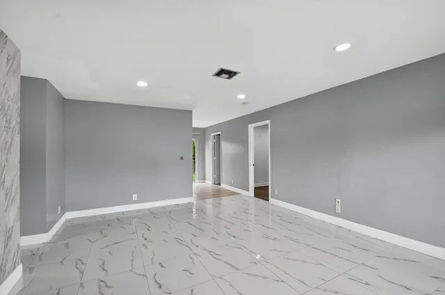 a view of an empty room