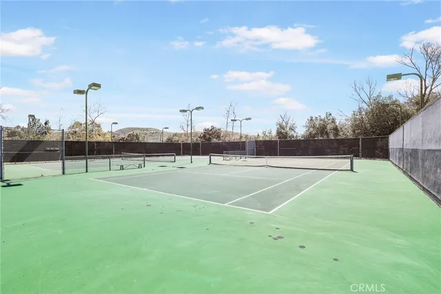 a view of a tennis court