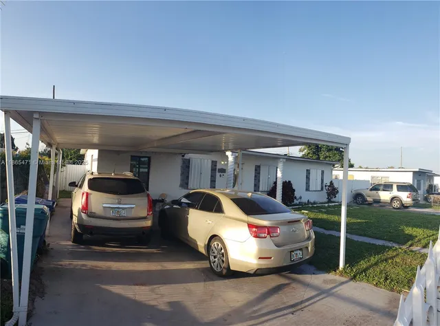 a car parked in garage