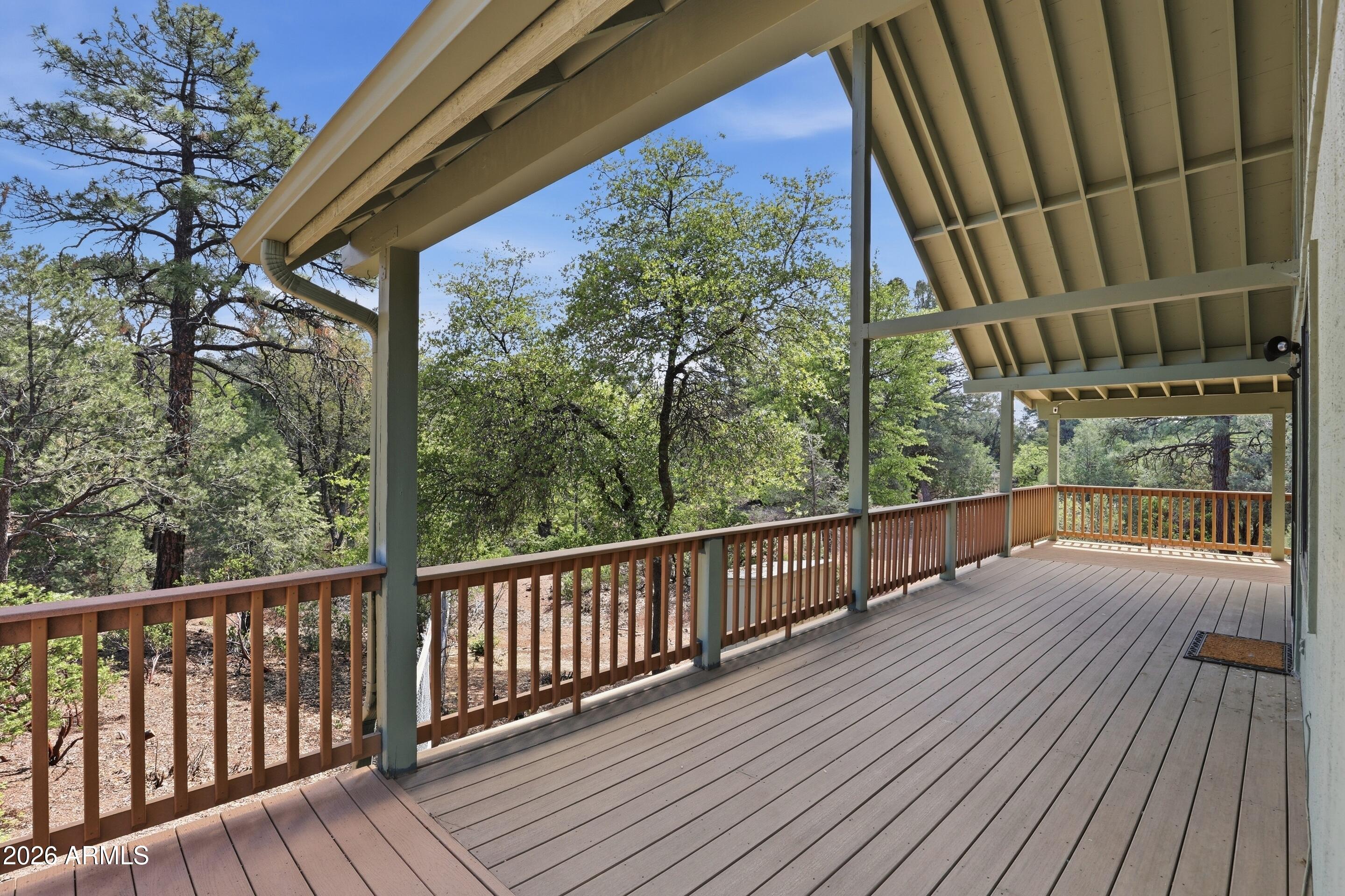 1405 East Graham Rnch Trail Payson, AZ 85541 - Photo 29 of 46 a view of balcony with wooden floor