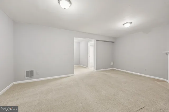 a view of an empty room