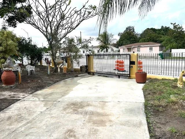 a view of outdoor space with seating area