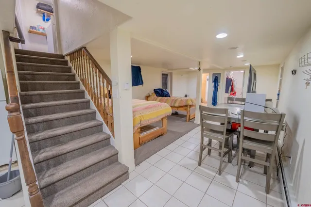 a bathroom with a sink and a shower