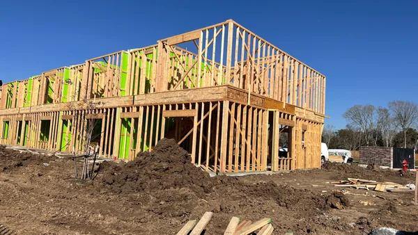 a view of a building with a street