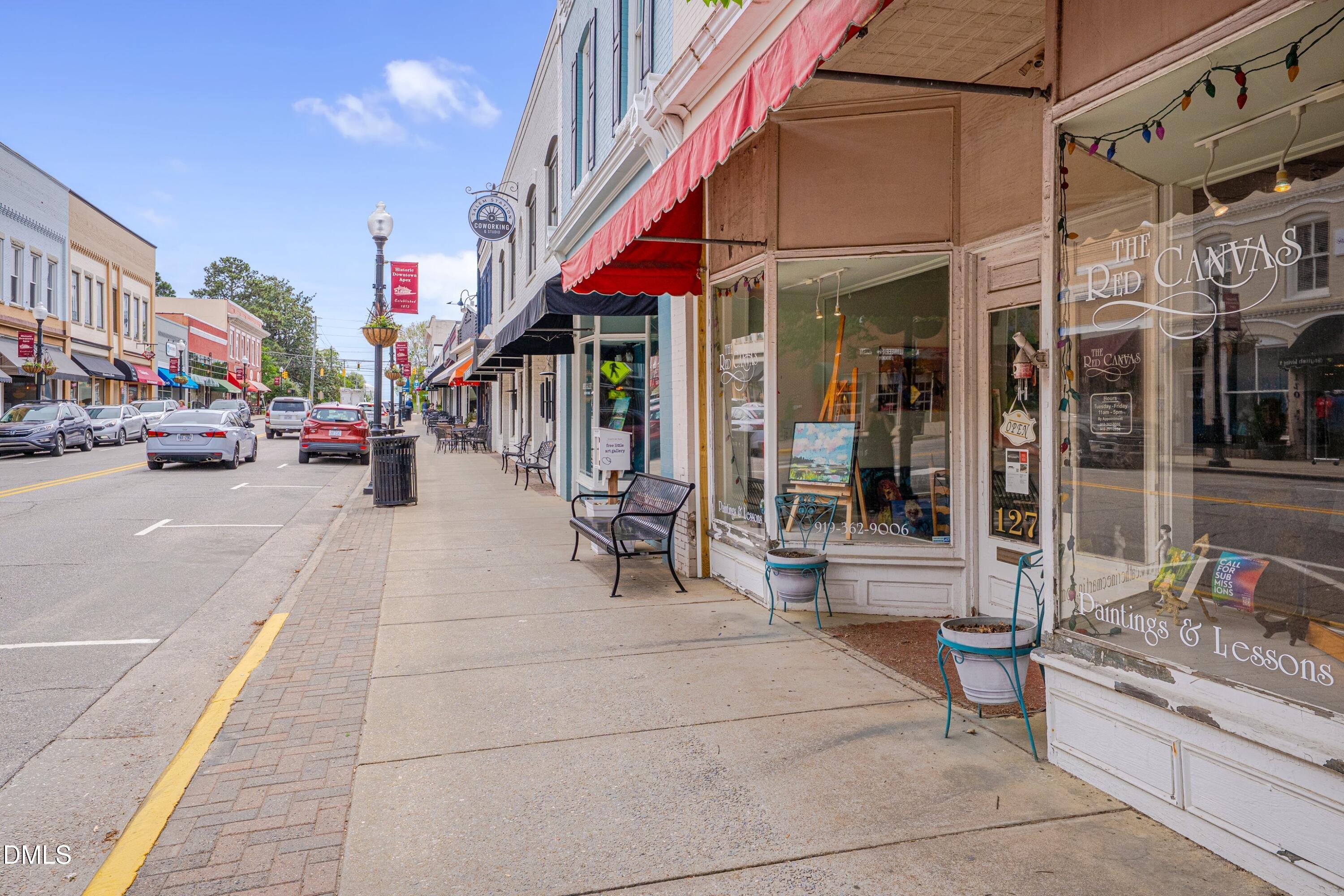 309 Culvert Street Apex, NC 27502 - Photo 6 of 15 a view of a building with sitting area