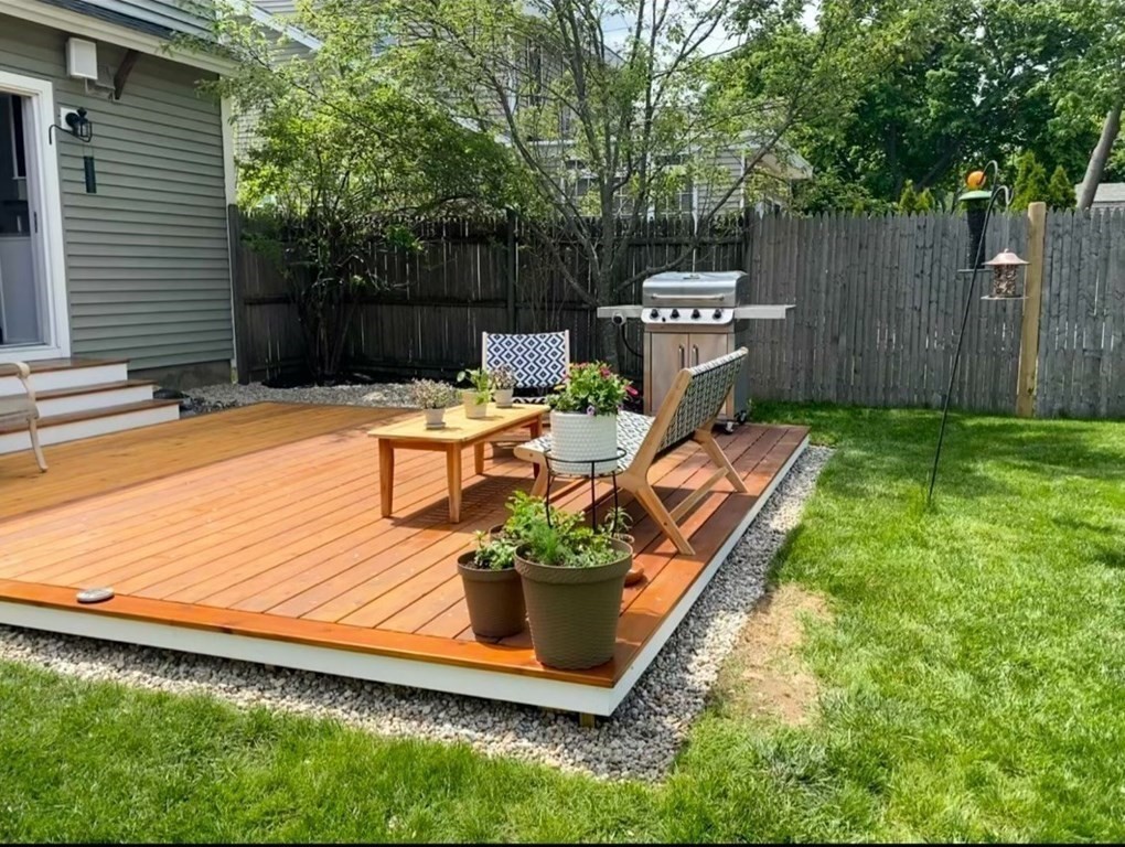 6 Storey Avenue Newburyport, MA 01950 - Photo 40 of 41 a view of a backyard with sitting area