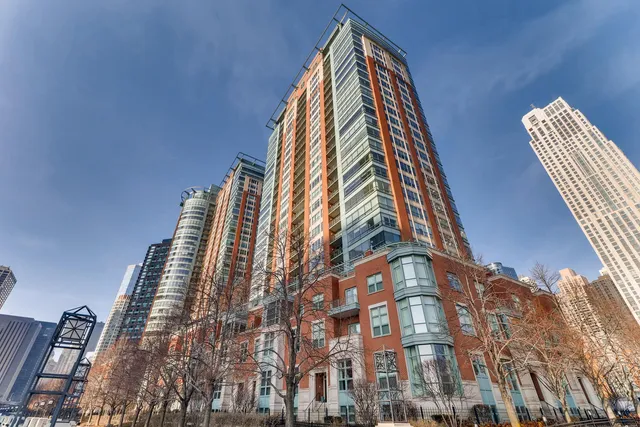 a front view of a building