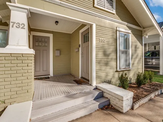 a view of backyard with a couch