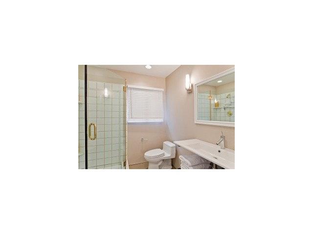 3535 Partition Road Woodside, CA 94062 - Photo 8 of 8 a bathroom with a sink mirror and a bathtub