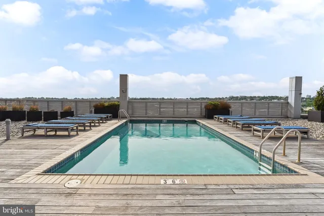 a view of a city and an ocean view