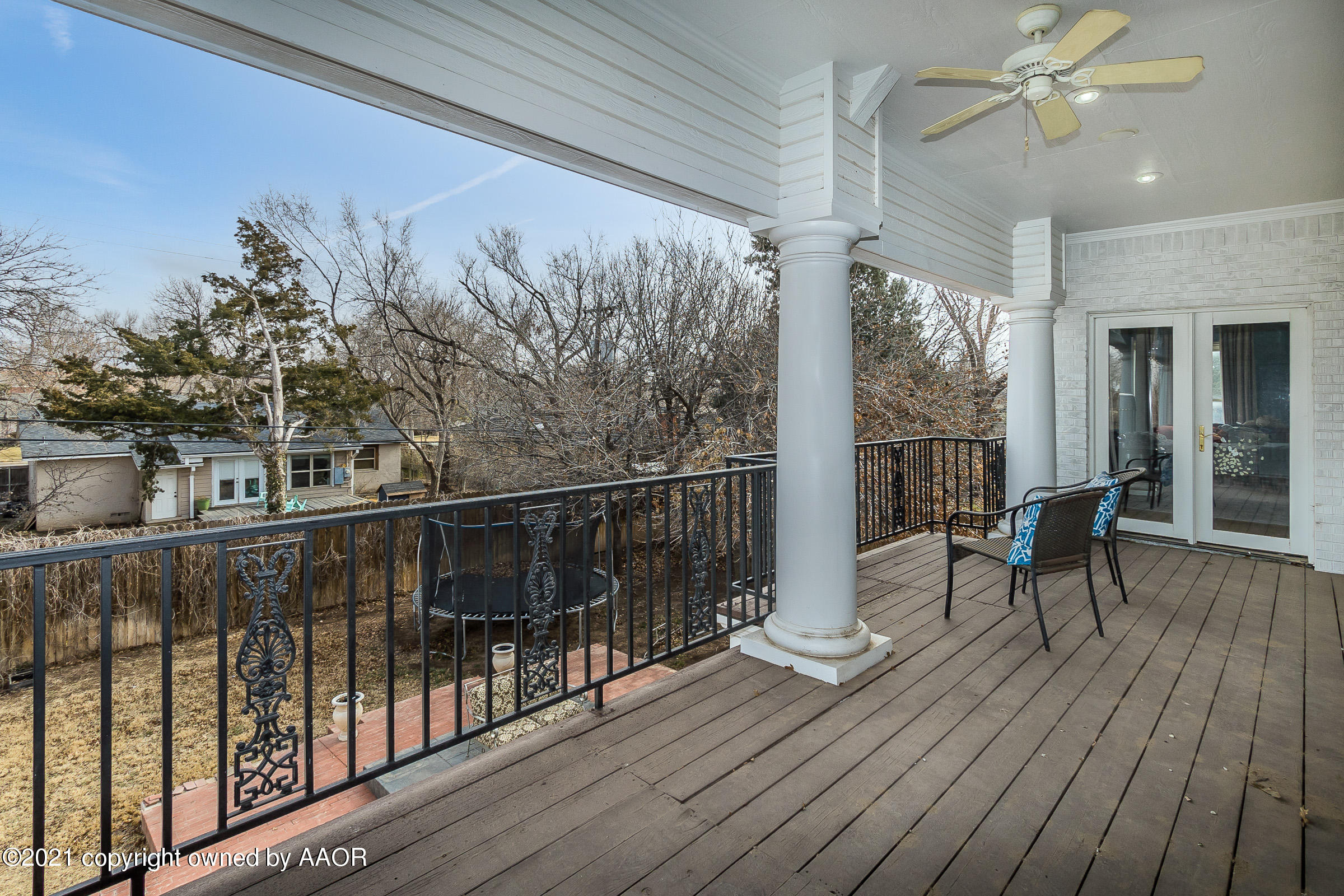 1505 South Rusk Street Amarillo, TX 79102 - Photo 35 of 38 Rear Balcony