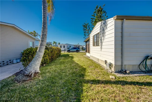 a view of a house with patio