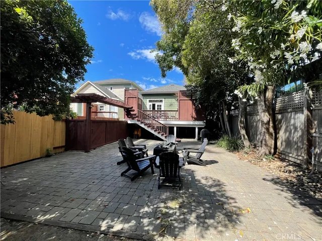 a view of a house with a patio