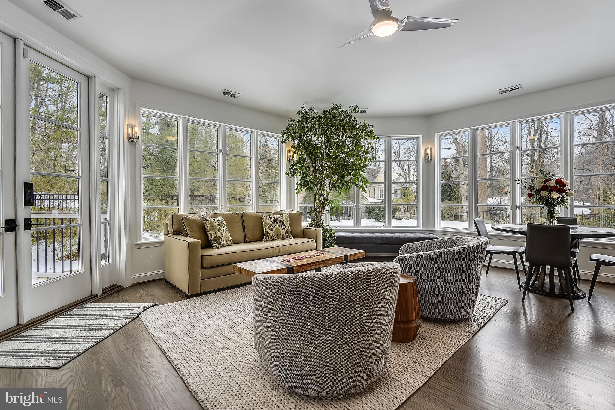 8907 Burdette Road Bethesda, MD 20817 - Photo 19 of 48 Sun-Filled Morning Room