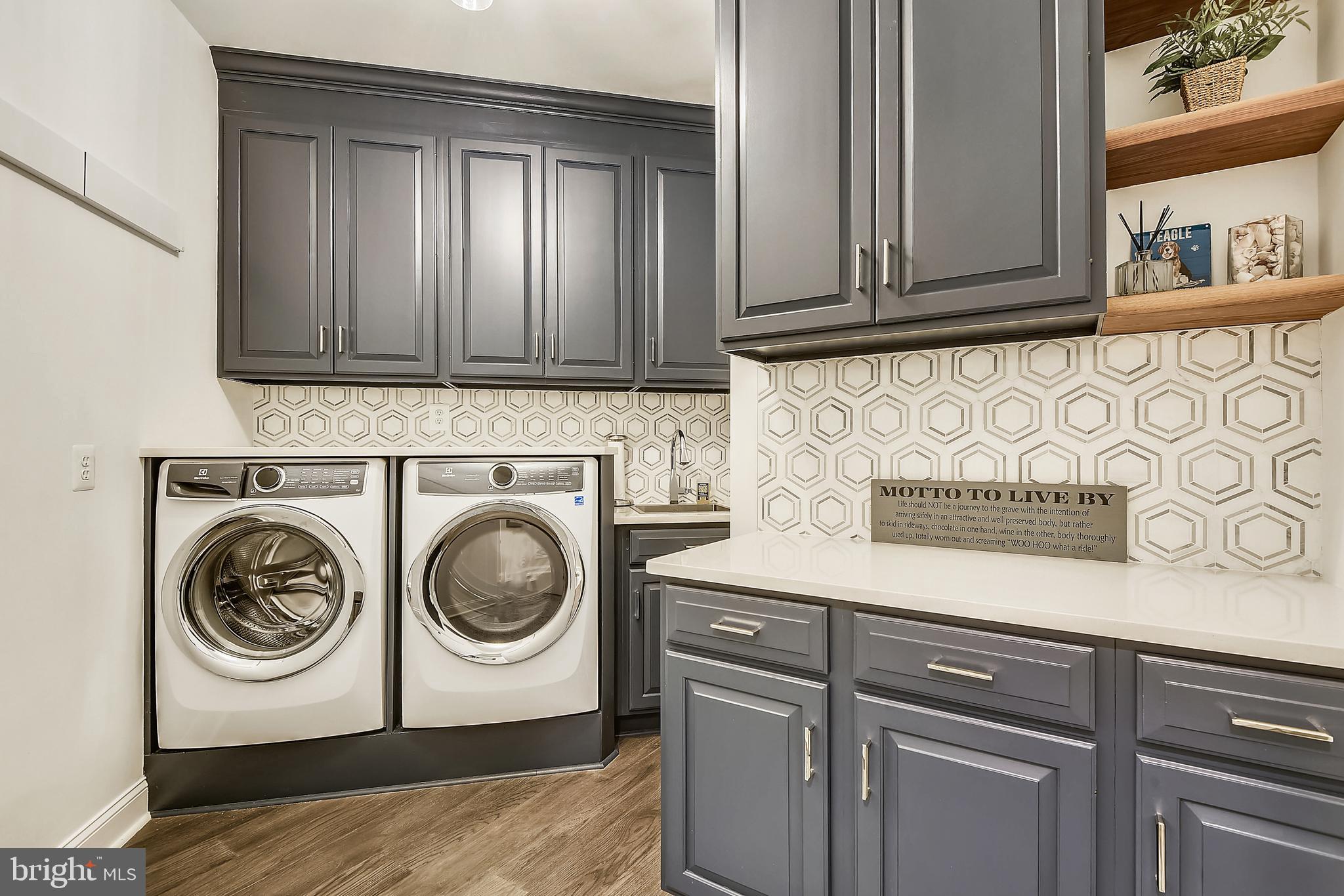 8907 Burdette Road Bethesda, MD 20817 - Photo 48 of 48 Convenient Laundry Room w/Chute