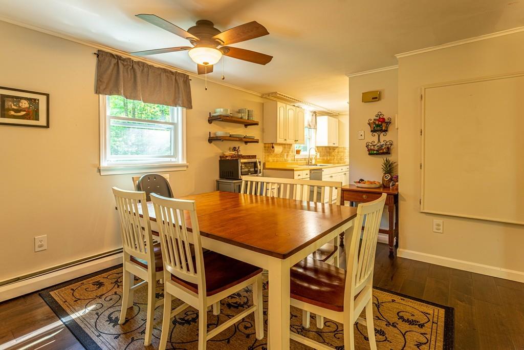 9 Holden Road Shirley, MA 01464 - Photo 14 of 42 a view of a dining room with furniture and a table