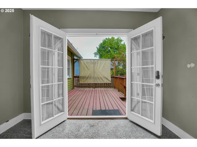 a view of an empty room