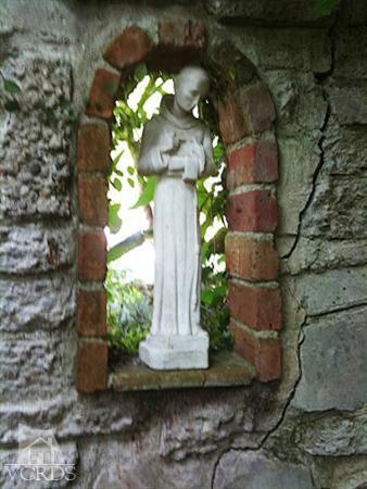 212 Dirt Road Lake Sherwood, CA 91361 - Photo 19 of 41 a view of a garden with a fountain