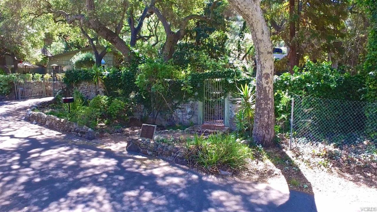 212 Dirt Road Lake Sherwood, CA 91361 - Photo 39 of 41 a view of a garden with plants and large trees