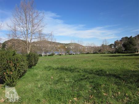 212 Dirt Road Lake Sherwood, CA 91361 - Photo 8 of 41 a view of a green field with mountains in the background