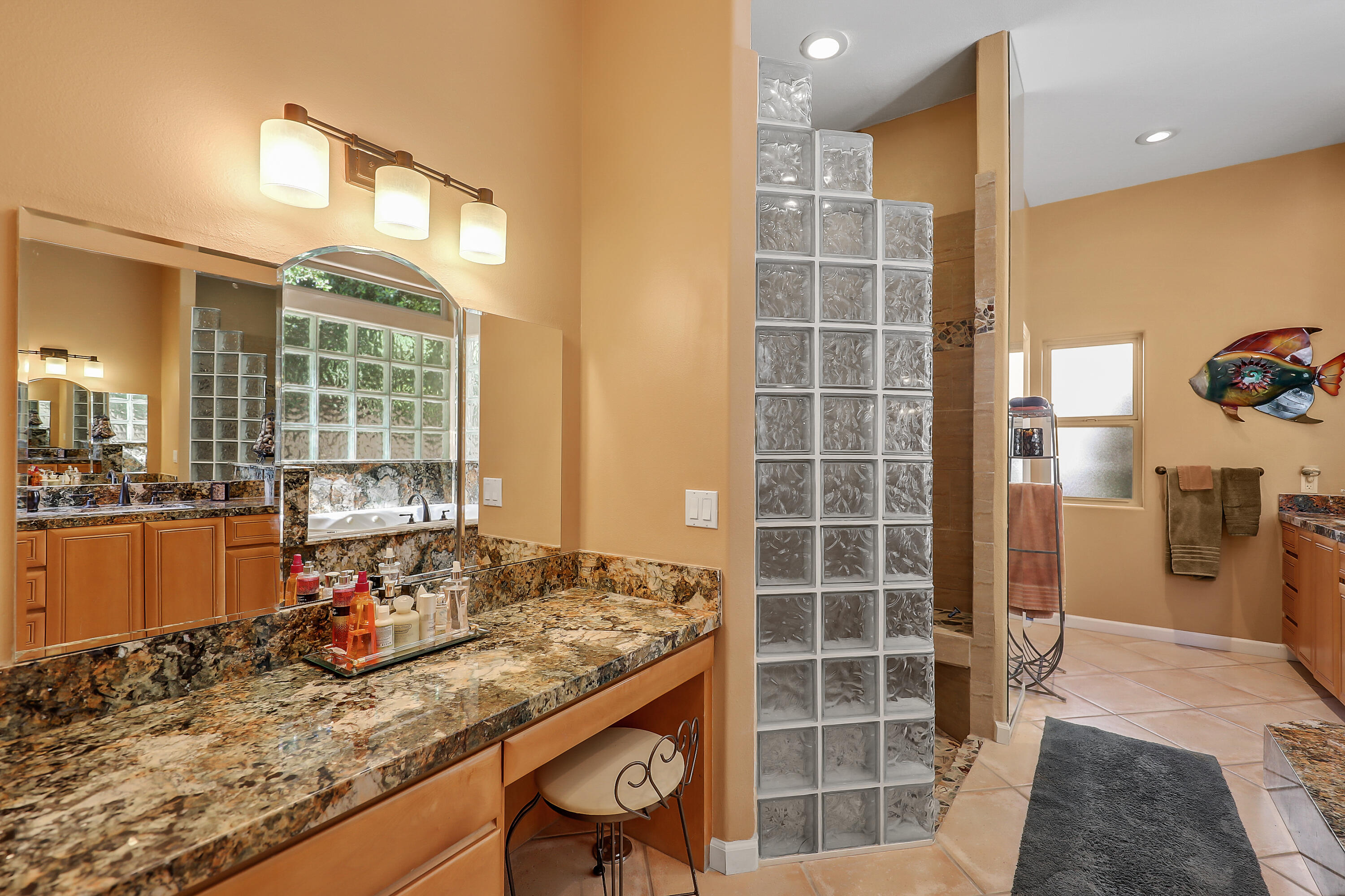72447 Magnesia Falls Drive Rancho Mirage, CA 92270 - Photo 24 of 50 a view of a kitchen counter space and windows