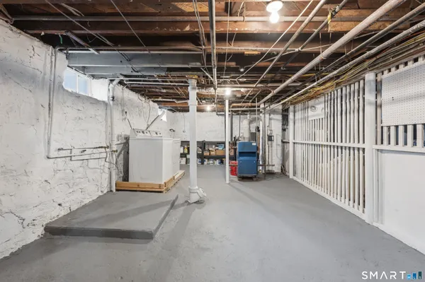 a view of storage and utility room