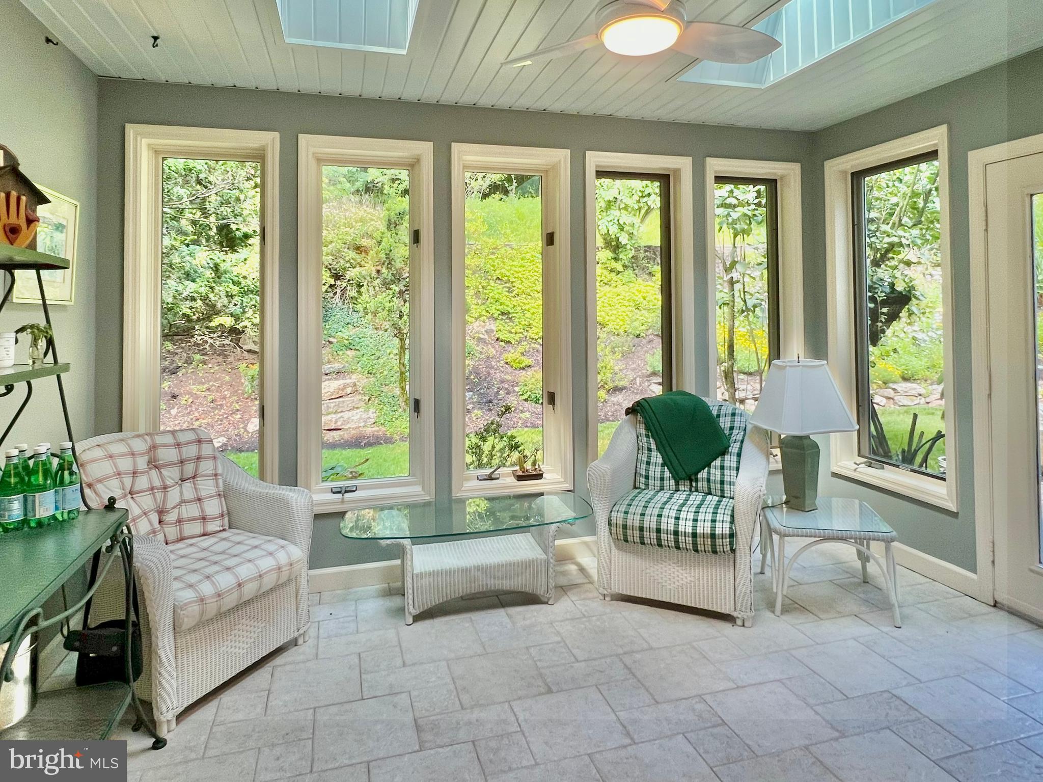 3 Royal Court Reading, PA 19607 - Photo 16 of 39 a living room with furniture and a floor to ceiling window
