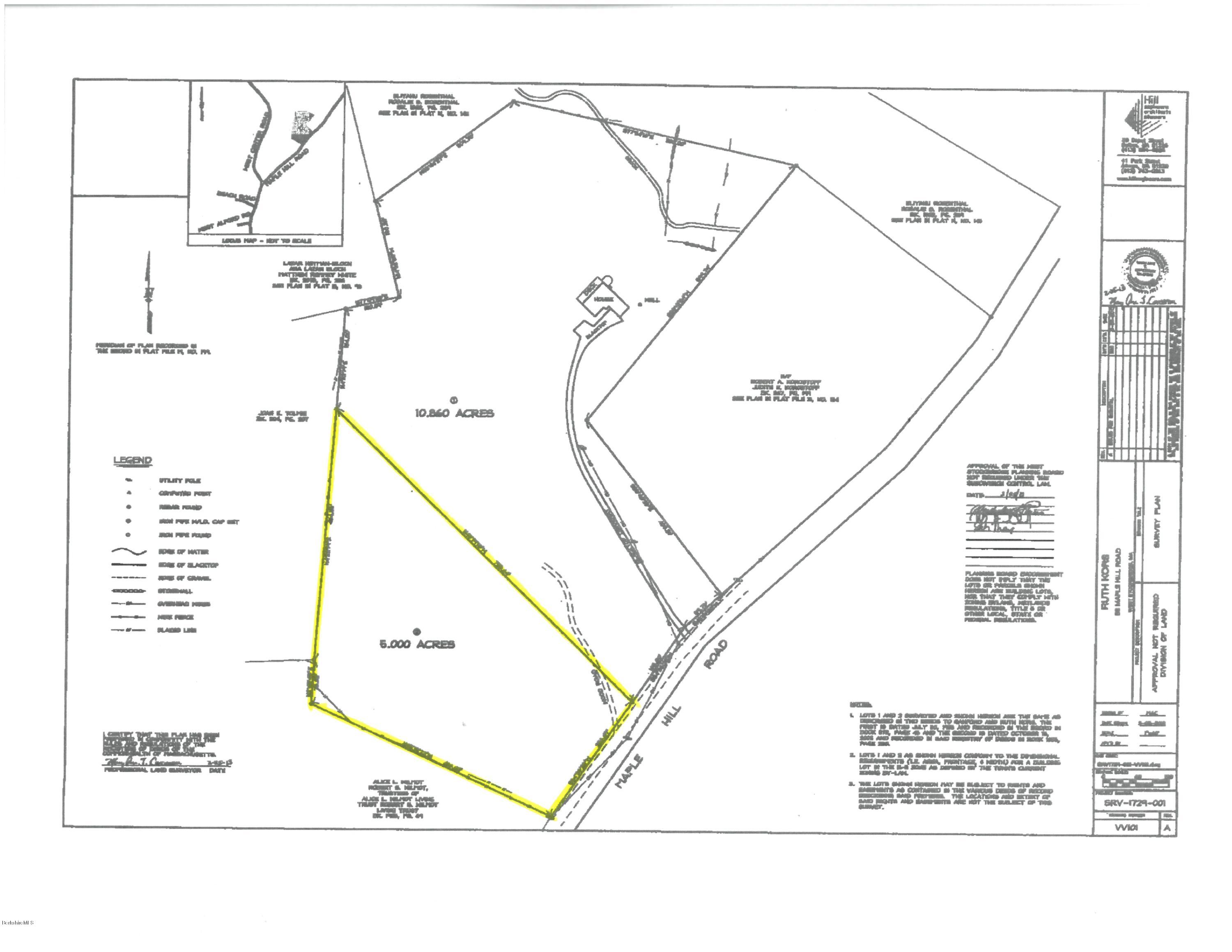 66 Maple Hill Survey Map