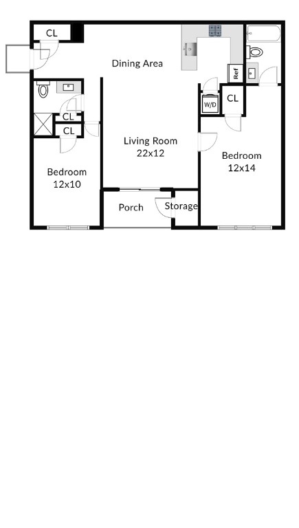 96 Mill Street, Unit 304 Woonsocket, RI 02895 - Photo 24 of 24 Floorplan