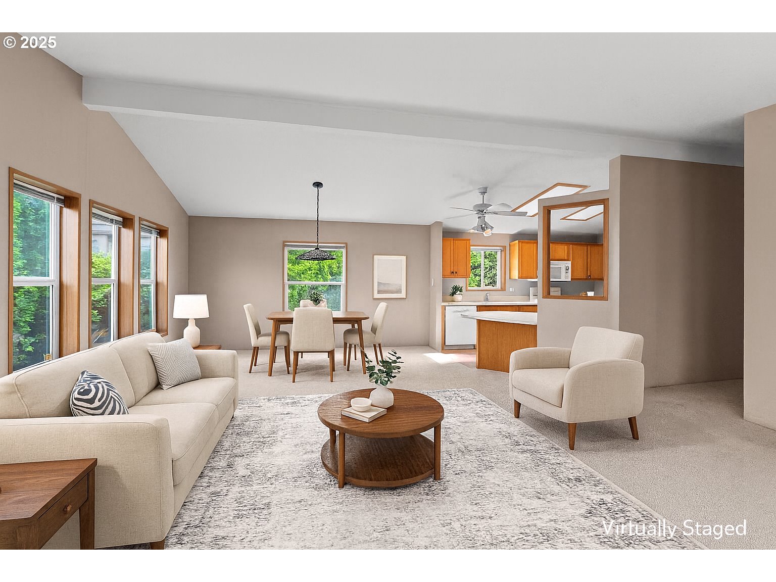 17629 Northwest Shady Fir Loop Beaverton, OR 97006 - Photo 27 of 27 a living room with furniture and a large window