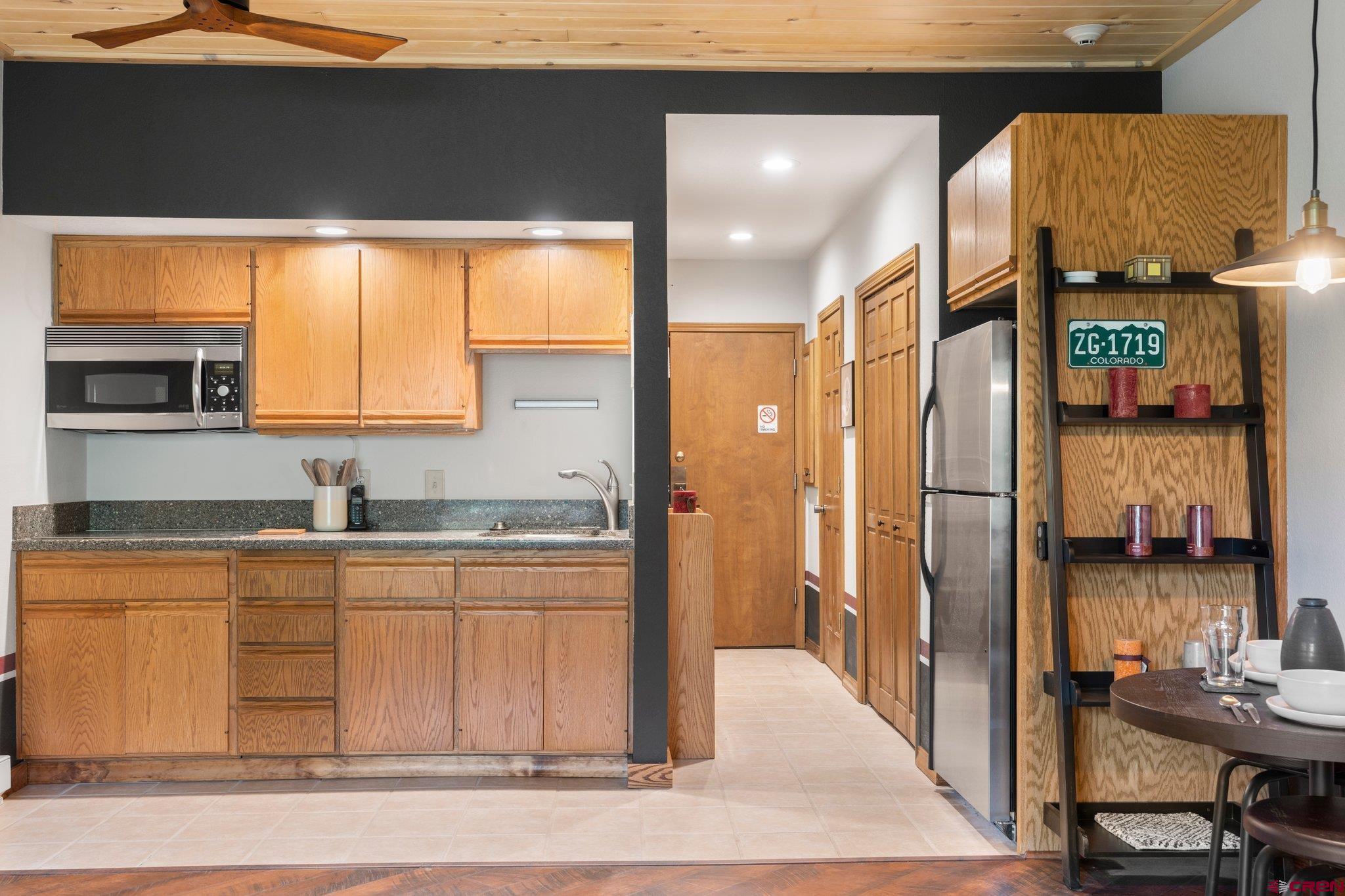 50827 Highway 550, Unit 339 Durango, CO 81301 - Photo 14 of 28 a view of a kitchen cabinets and a counter top space