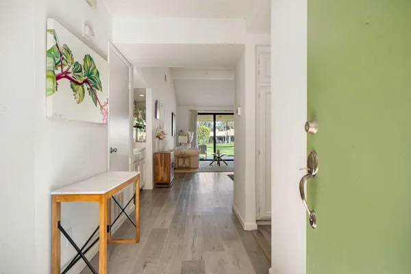 wooden floor in a gallery with wooden floor