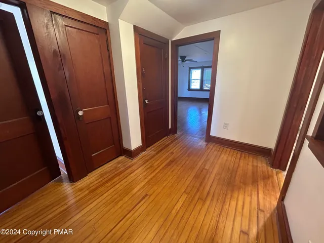 wooden floor in a gallery