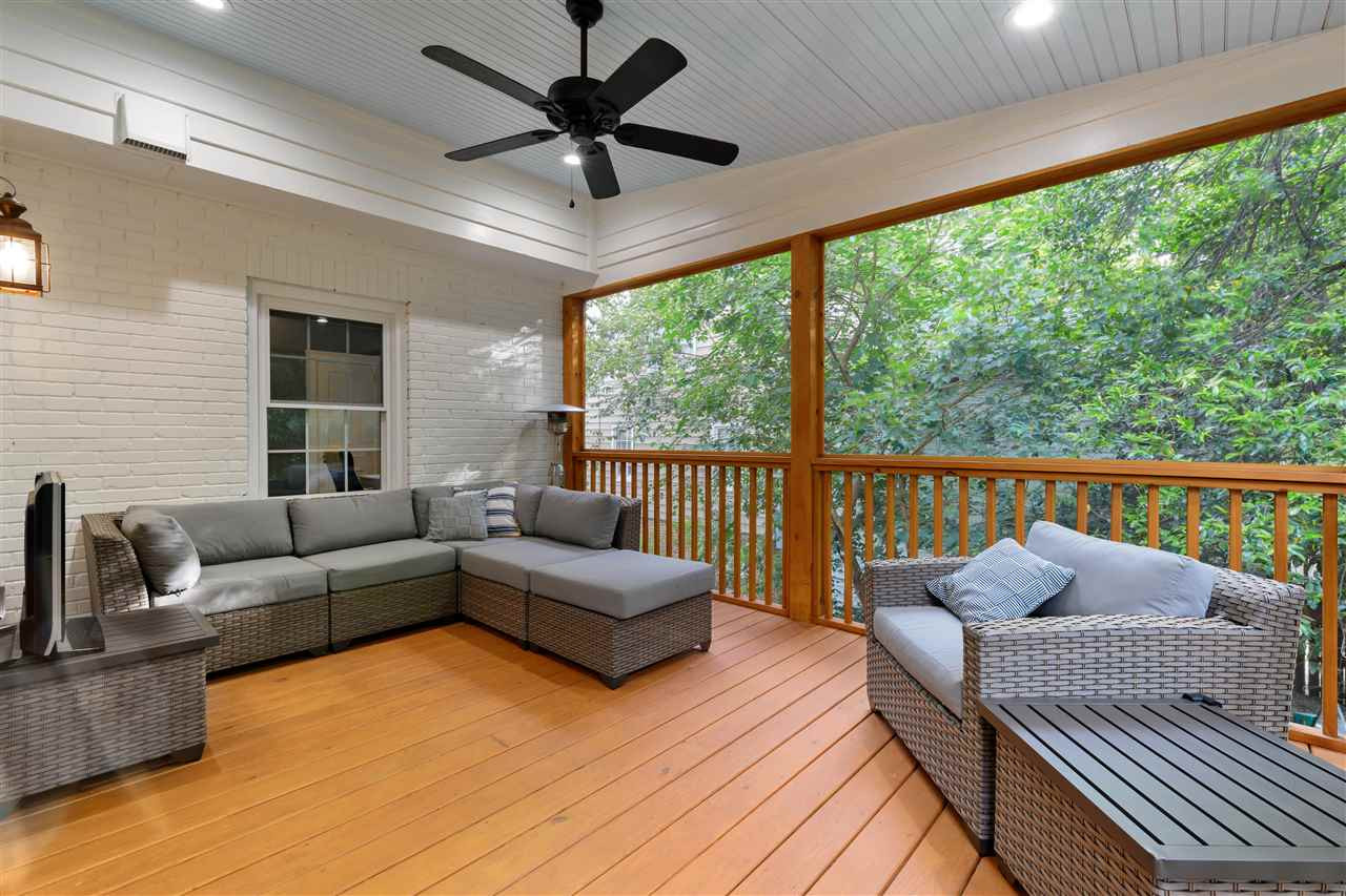 2618 Van Dyke Avenue Raleigh, NC 27607 - Photo 23 of 30 Relaxing. Well-built. A quiet retreat with all the comfort and convenience of being fully-screened in. Nothing can get in your way of enjoying the scenes of the backyard now! Screen Porch