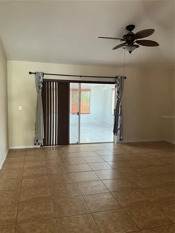 a view of hallway with a window